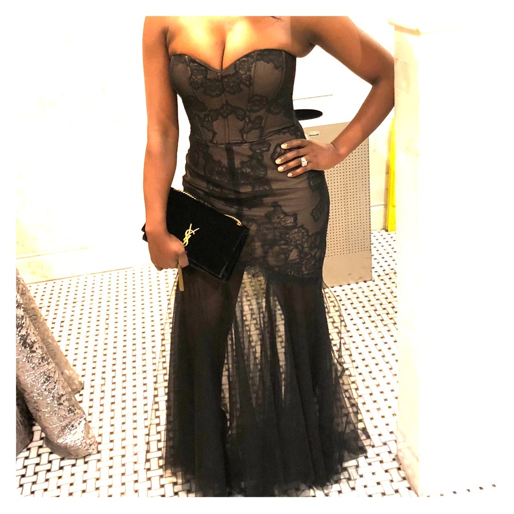 BCBGMaxAzria Alyce Gown Perfect for Homecoming